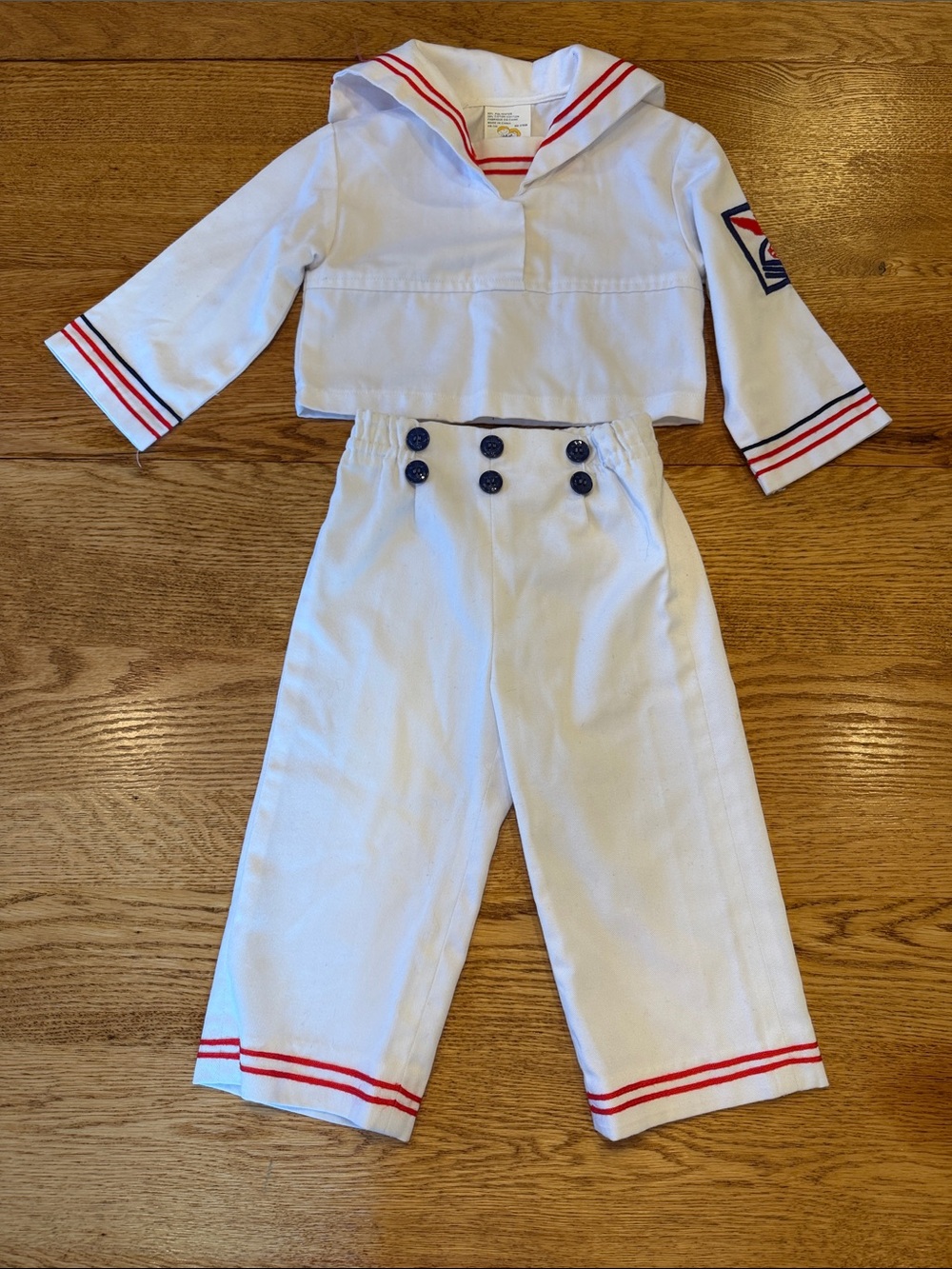 ⚓️ Vintage Happy Kids Two-Piece Sailor Suit Set Sz 12 Months ⚓️